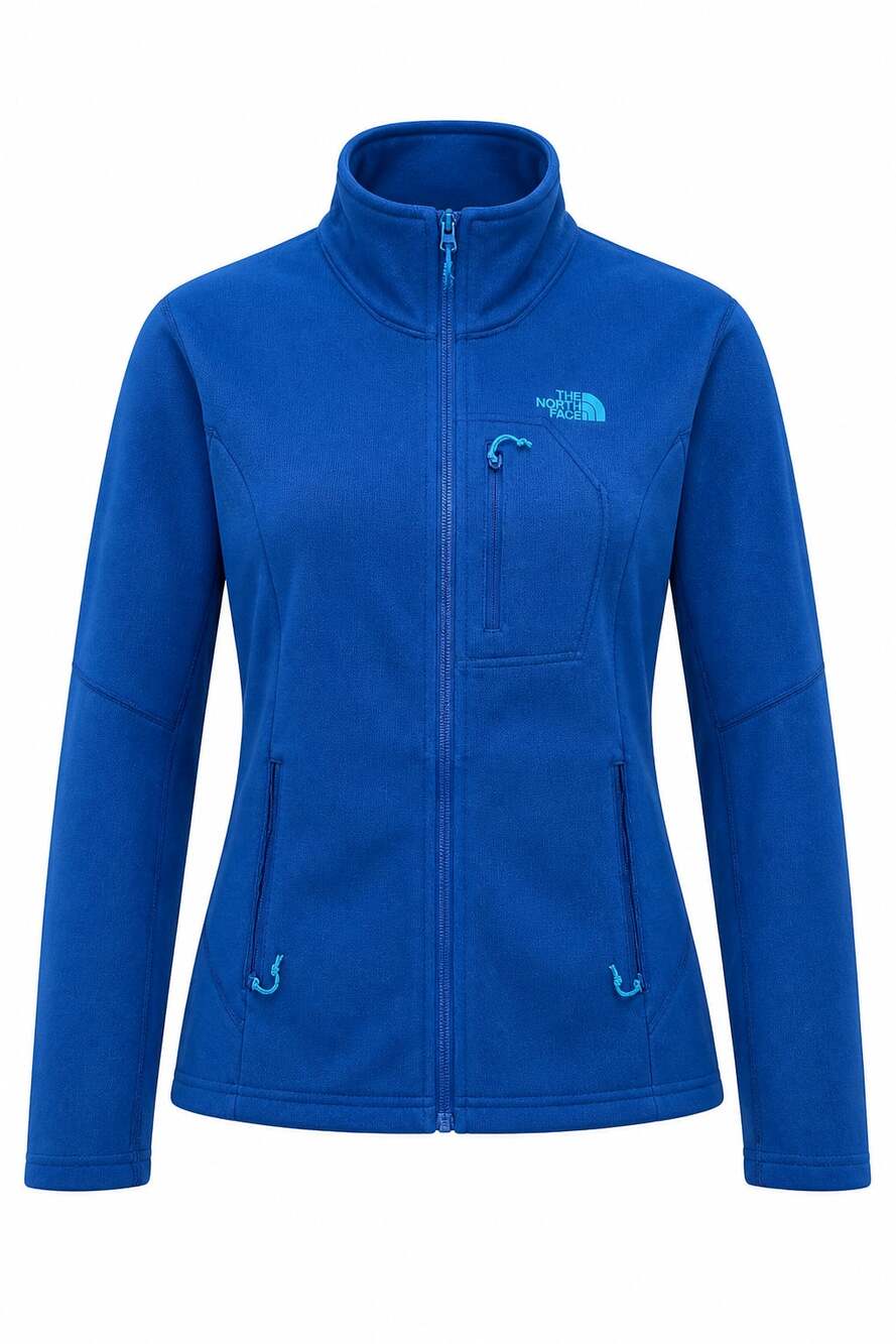 The North Face Women's Blue FuseForm Grid Fleece Full Zip Jacket Size Small